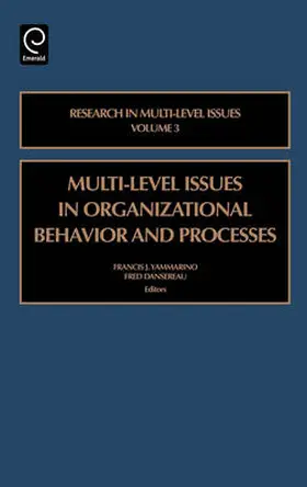 Dansereau / Yammarino |  Multi-level Issues in Organizational Behavior and Processes | Buch |  Sack Fachmedien