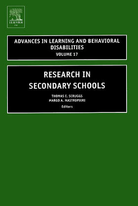 Mastropieri / Scruggs |  Research in Secondary Schools | Buch |  Sack Fachmedien