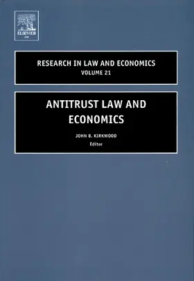 Kirkwood |  Antitrust Law and Economics | Buch |  Sack Fachmedien