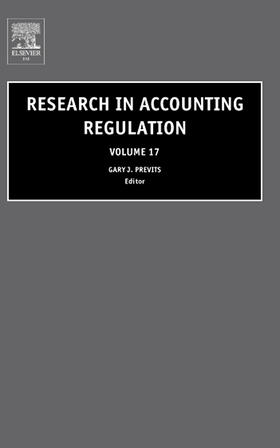 Previts / Robinson |  Research in Accounting Regulation | Buch |  Sack Fachmedien