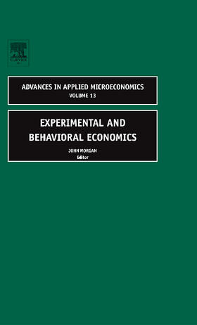 Morgan |  Experimental and Behavorial Economics | Buch |  Sack Fachmedien