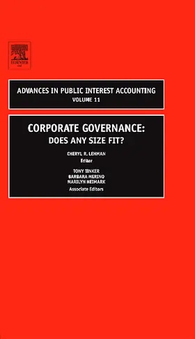 Lehman / Merino |  Corporate Governance | Buch |  Sack Fachmedien