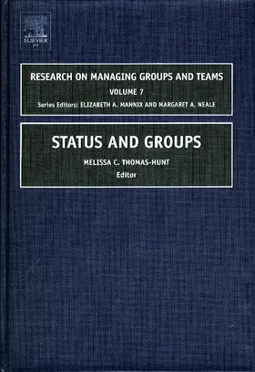 Thomas-Hunt / Wageman |  Status and Groups | Buch |  Sack Fachmedien