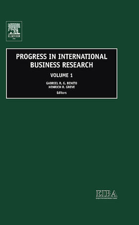 Benito / Greve |  Progress in International Business Research | Buch |  Sack Fachmedien