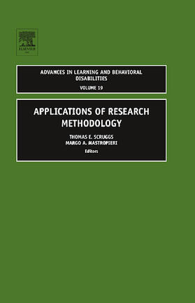 Mastropieri / Scruggs |  Applications of Research Methodology | Buch |  Sack Fachmedien