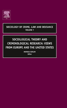 Deflem |  Sociological Theory and Criminological Research | Buch |  Sack Fachmedien