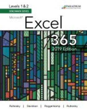 Benchmark Series: Microsoft Excel 2019 Levels 1&2 | Medienkombination | 978-0-7638-8806-0 | sack.de