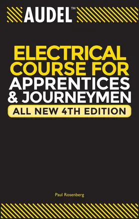 Rosenberg |  Audel Electrical Course for Apprentices and Journeymen | Buch |  Sack Fachmedien