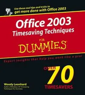 Leonhard |  Office 2003 Timesaving Techniques For Dummies | eBook | Sack Fachmedien