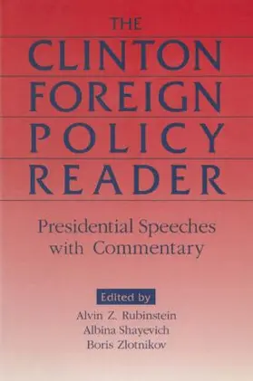 Rubinstein |  Clinton Foreign Policy Reader | Buch |  Sack Fachmedien