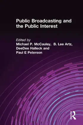 McCauley / Artz / Halleck |  Public Broadcasting and the Public Interest | Buch |  Sack Fachmedien