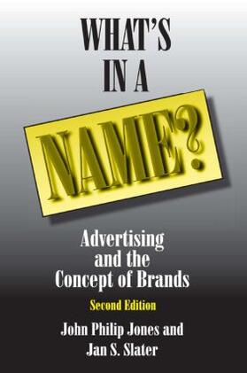 Jones / Slater |  What's in a Name? | Buch |  Sack Fachmedien