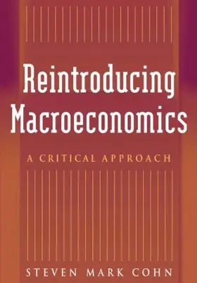 Cohn |  Reintroducing Macroeconomics: A Critical Approach | Buch |  Sack Fachmedien