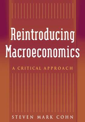 Cohn |  Reintroducing Macroeconomics: A Critical Approach | Buch |  Sack Fachmedien