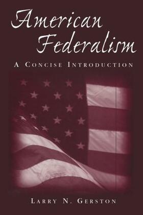 Gerston |  American Federalism | Buch |  Sack Fachmedien