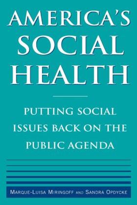 Miringoff / Opdycke |  America's Social Health | Buch |  Sack Fachmedien