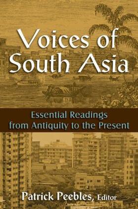 Peebles |  Voices of South Asia | Buch |  Sack Fachmedien