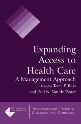 Buss / Van de Water |  Expanding Access to Health Care | Buch |  Sack Fachmedien