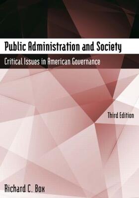 Box |  Public Administration and Society | Buch |  Sack Fachmedien