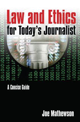 Mathewson |  Law and Ethics for Today's Journalist | Buch |  Sack Fachmedien