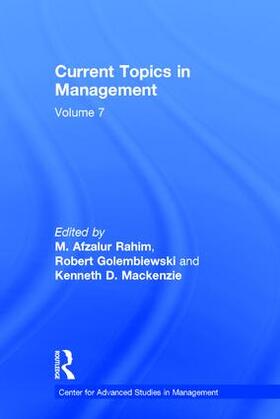 Golembiewski |  Current Topics in Management | Buch |  Sack Fachmedien