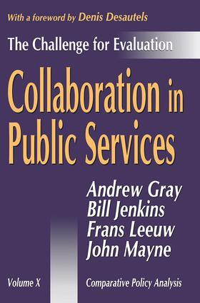 Jenkins / Gray / Leeuw |  Collaboration in Public Services | Buch |  Sack Fachmedien