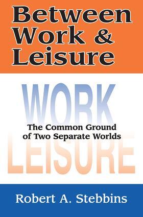 Stebbins |  Between Work and Leisure | Buch |  Sack Fachmedien