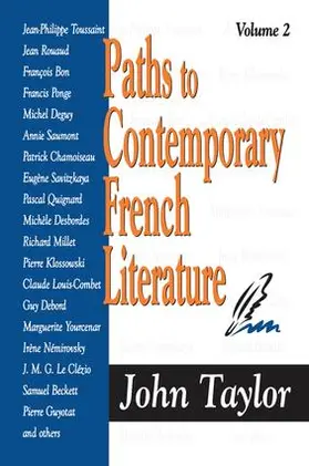 Taylor |  Paths to Contemporary French Literature | Buch |  Sack Fachmedien