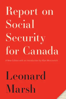 Marsh |  Report on Social Security for Canada | eBook | Sack Fachmedien