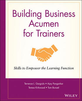 Gargiulo / Pangarkar / Kirkwood |  Building Business Acumen for Trainers | Buch |  Sack Fachmedien