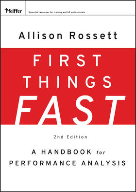 Rossett |  First Things Fast | Buch |  Sack Fachmedien