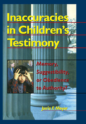 Pallone / Meyer |  Inaccuracies in Children's Testimony | Buch |  Sack Fachmedien