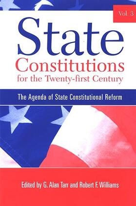 Tarr / Williams |  State Constitutions for the Twenty-first Century, Volume 3 | eBook | Sack Fachmedien