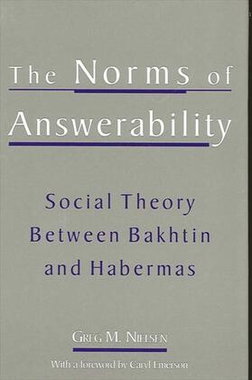 Nielsen |  The Norms of Answerability | eBook | Sack Fachmedien