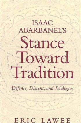 Lawee |  Isaac Abarbanel's Stance Toward Tradition | eBook | Sack Fachmedien