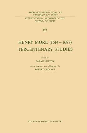 Hutton |  Henry More (1614¿1687) Tercentenary Studies | Buch |  Sack Fachmedien