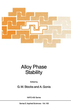 Stocks / Gonis |  Alloy Phase Stability | Buch |  Sack Fachmedien