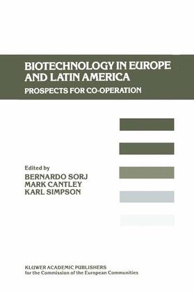 Sorj / Simpson / Cantley |  Biotechnology in Europe and Latin America | Buch |  Sack Fachmedien