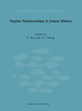 Biro / Talling |  Trophic Relationships in Inland Waters | Buch |  Sack Fachmedien