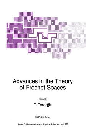 Terziogammalu |  Advances in the Theory of Fréchet Spaces | Buch |  Sack Fachmedien