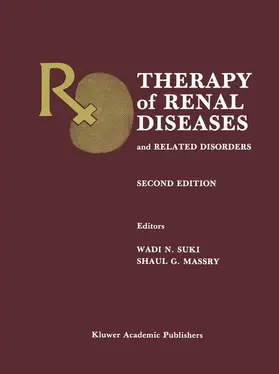 Suki / Massry |  Therapy of Renal Diseases and Related Disorders | Buch |  Sack Fachmedien