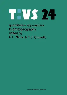 Nimis / Crovello |  Quantitative Approaches to Phytogeography | Buch |  Sack Fachmedien