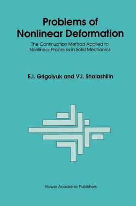 Shalashilin / Grigolyuk |  Problems of Nonlinear Deformation | Buch |  Sack Fachmedien