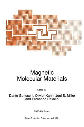 Gatteschi / Palacio / Kahn |  Magnetic Molecular Materials | Buch |  Sack Fachmedien