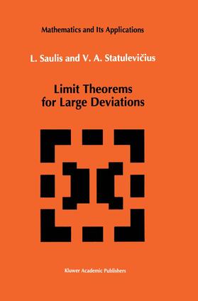 Statulevicius / Saulis |  Limit Theorems for Large Deviations | Buch |  Sack Fachmedien