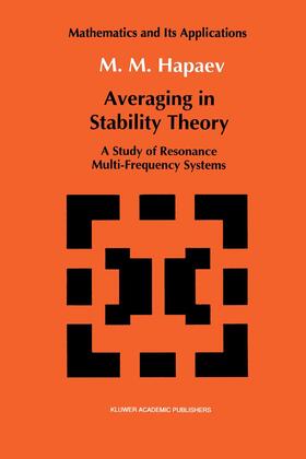 Hapaev |  Averaging in Stability Theory | Buch |  Sack Fachmedien