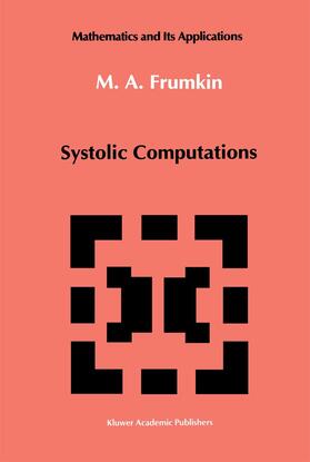 Frumkin |  Systolic Computations | Buch |  Sack Fachmedien
