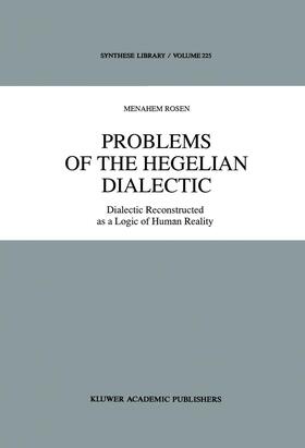 Rosen |  Problems of the Hegelian Dialectic | Buch |  Sack Fachmedien