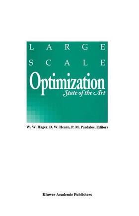 Hager / Pardalos / Hearn |  Large Scale Optimization | Buch |  Sack Fachmedien