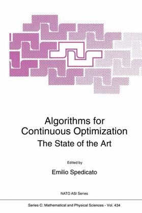 Spedicato |  Algorithms for Continuous Optimization | Buch |  Sack Fachmedien